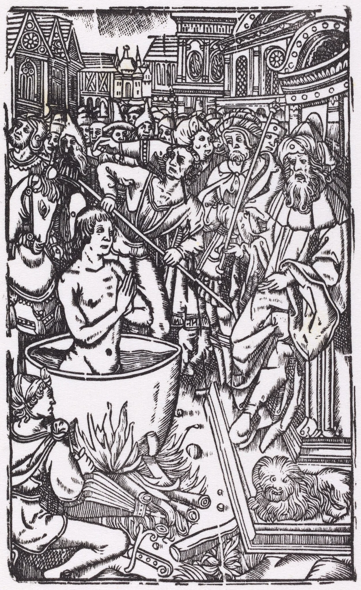 The Martyrdom of a Saint, detail