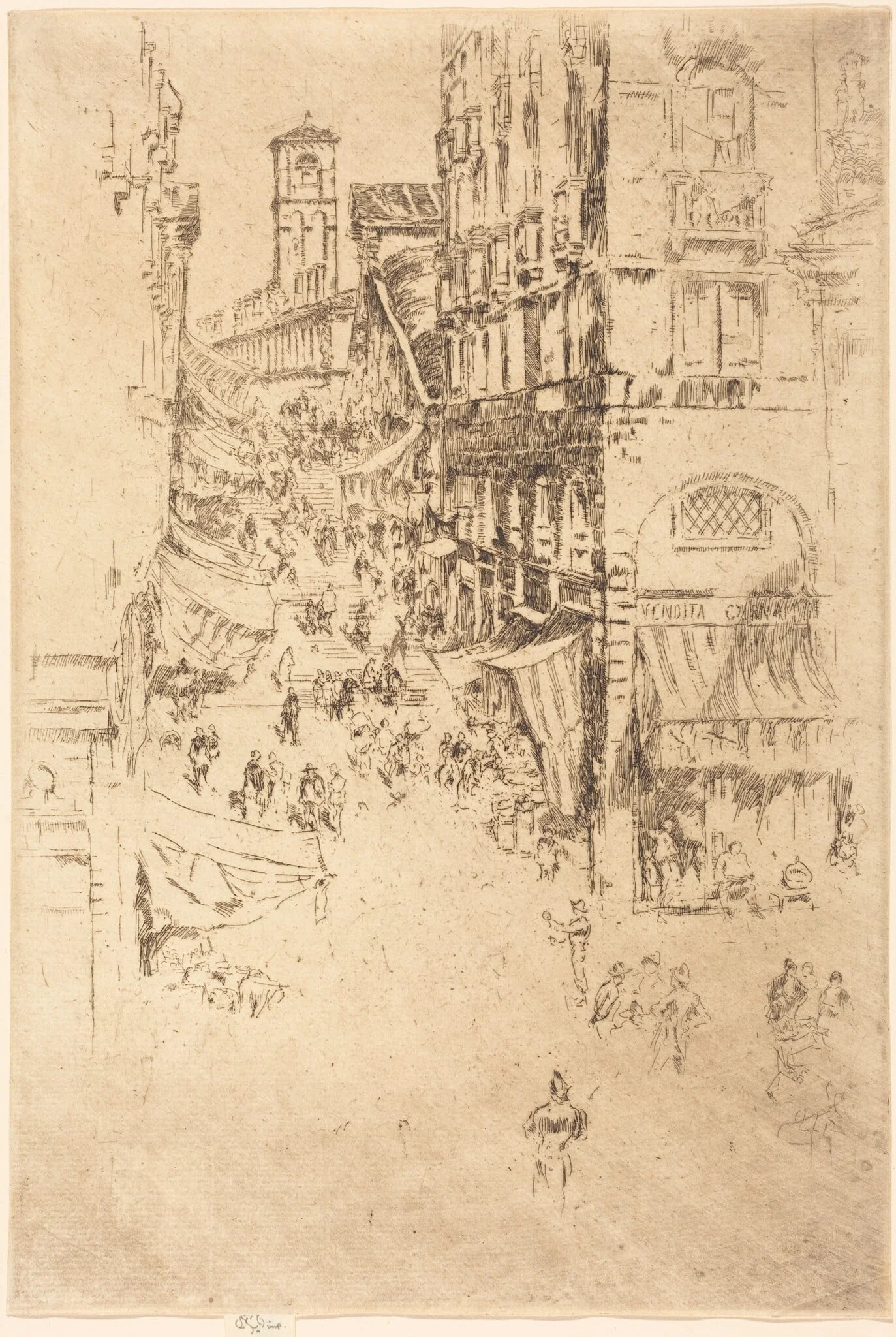 The Rialto, detail