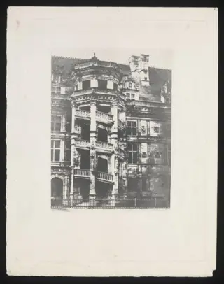Château de Blois, by William Henry Fox Talbot, 1858