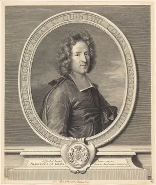 J.P. Bignon, by Benoît Audran I, ink, 1691