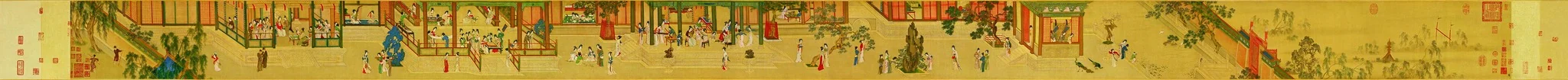 Spring Morning in the Han Palace, detail