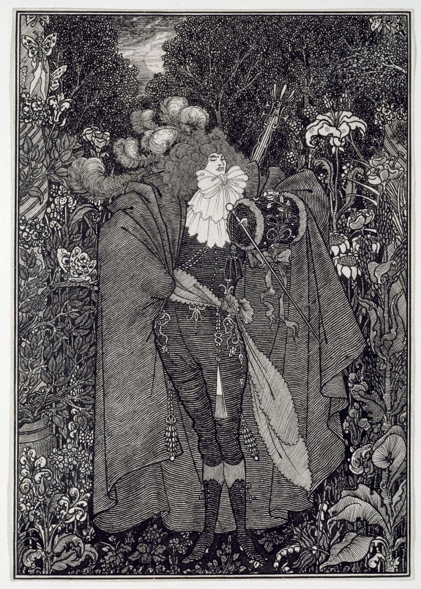 The Abbé, detail