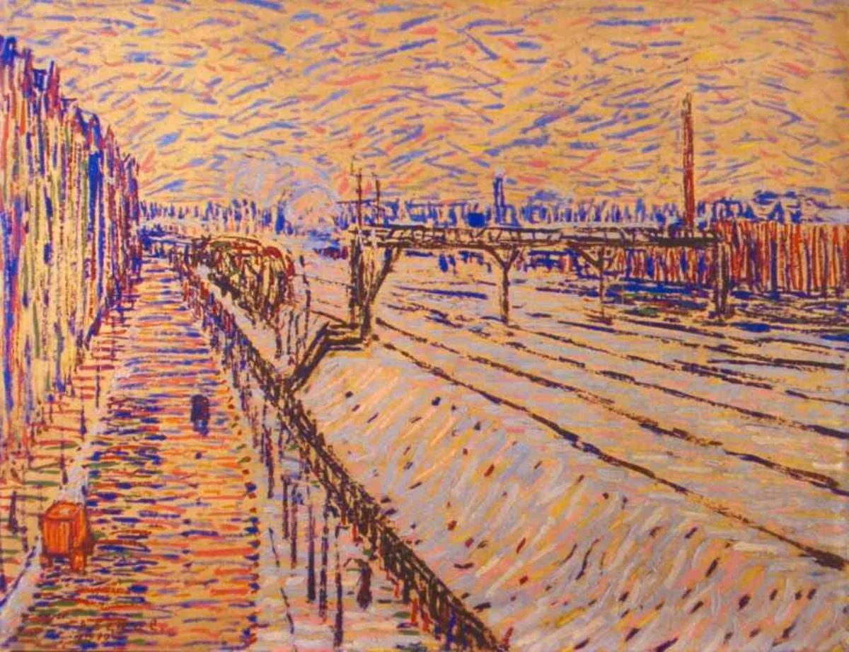 Cale ferată, detail