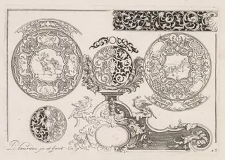 # 3 from " Livre second essais de Gravjre "
Second book of Engraved Designs, by Pierre Bourdon, 1703