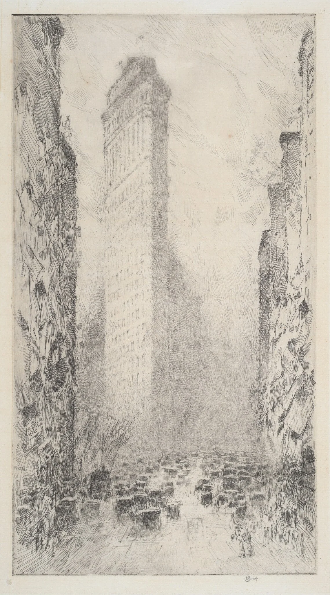 Washington's Birthday—Fifth Avenue & 23rd Street, detail
