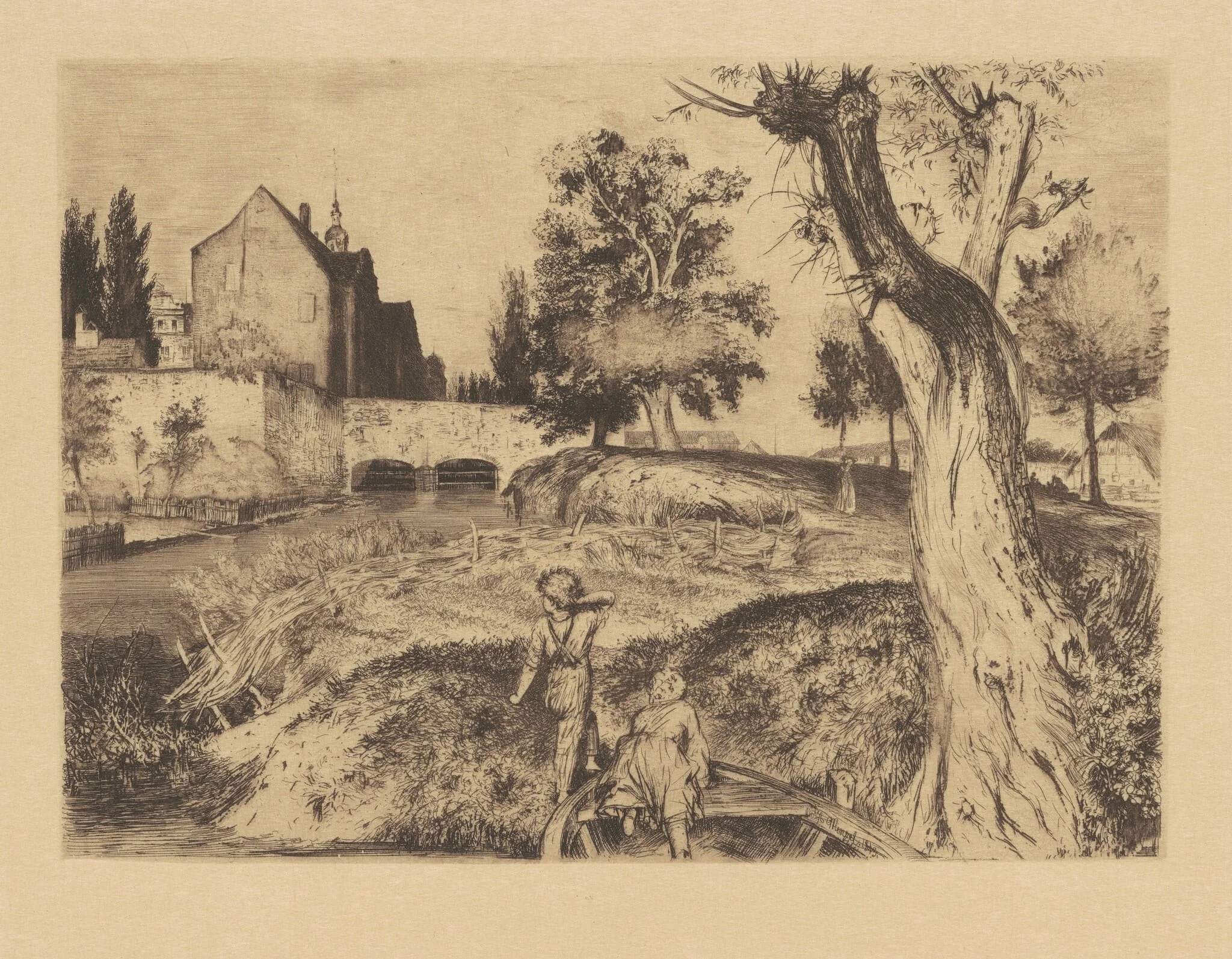 Sheep Ditch (Der Schafgraben), detail