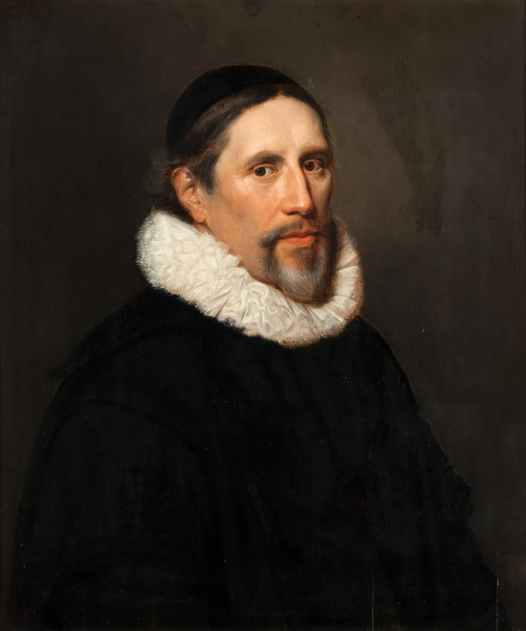 Portrait of Arnoldus Geesteranus (1593-1658), by Jan Jansz. Westerbaen de Oude, oil, 1647