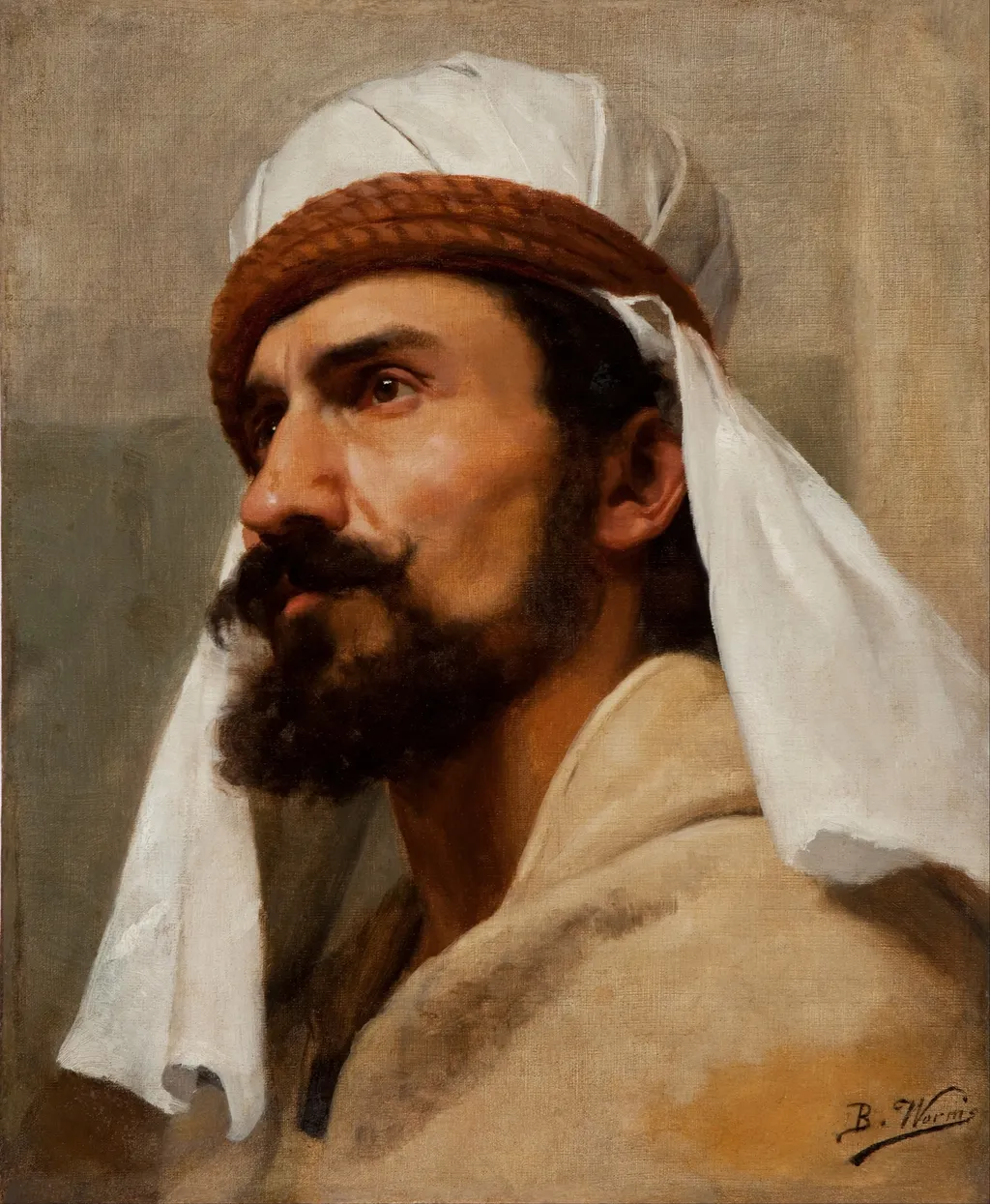Bedouin, by Bertha Worms, oil, 1896