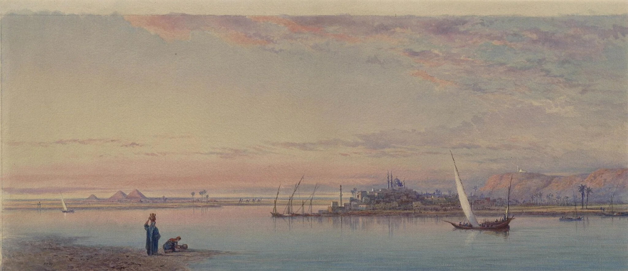 The Nile, near Bulak, detail