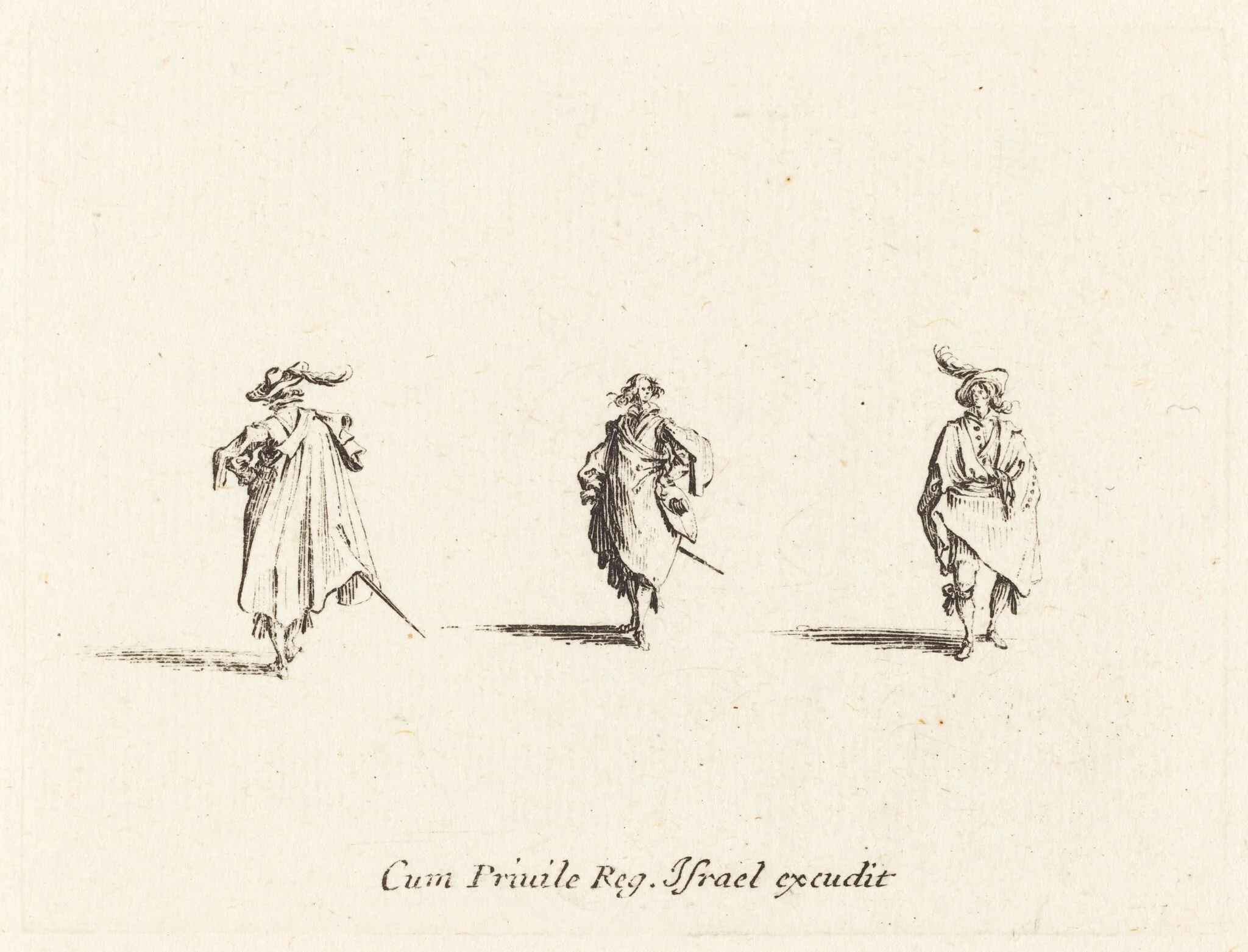 Three Gentlemen, detail