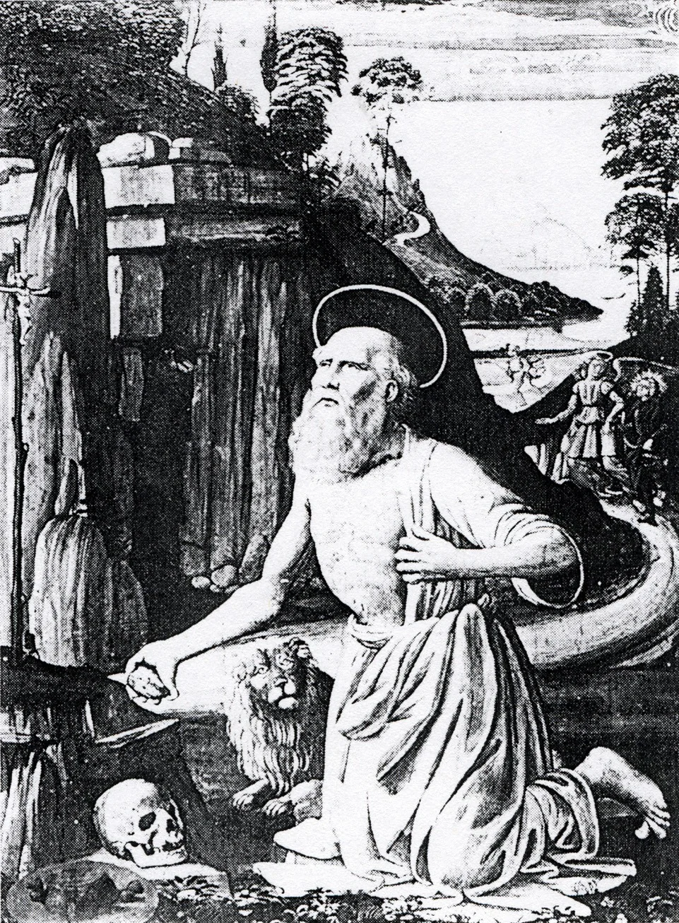 Saint Jerome, detail