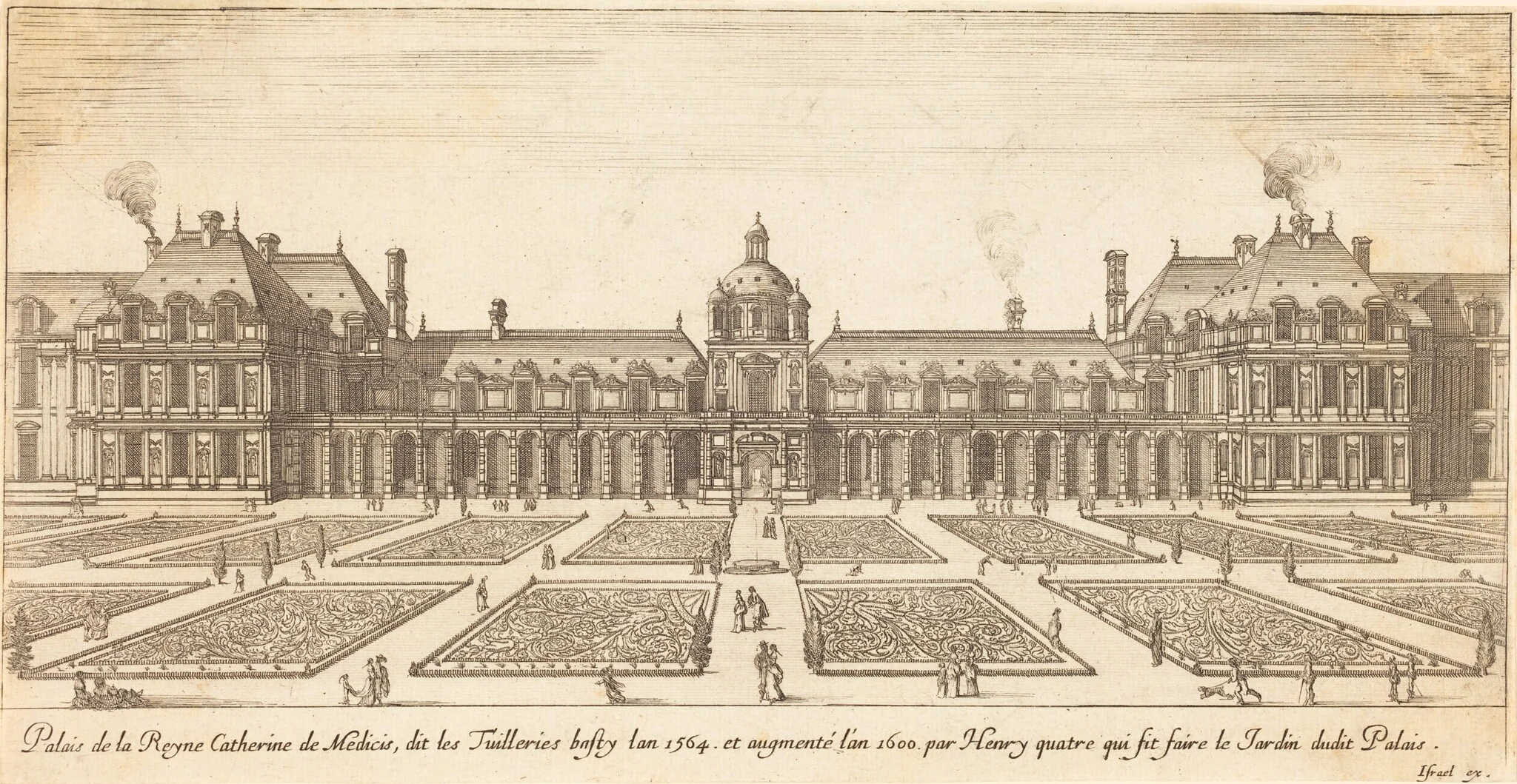 Palais de la Reyne Catherine de Medicis, detail