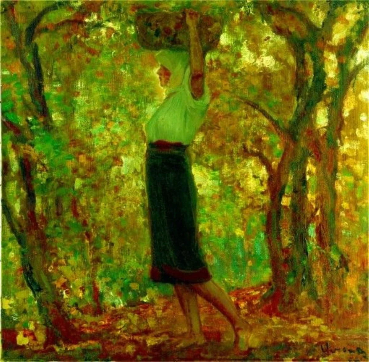 În pădure, detail