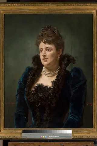 Portrait of Bona Ossowiecka, by Jan Matejko, oil