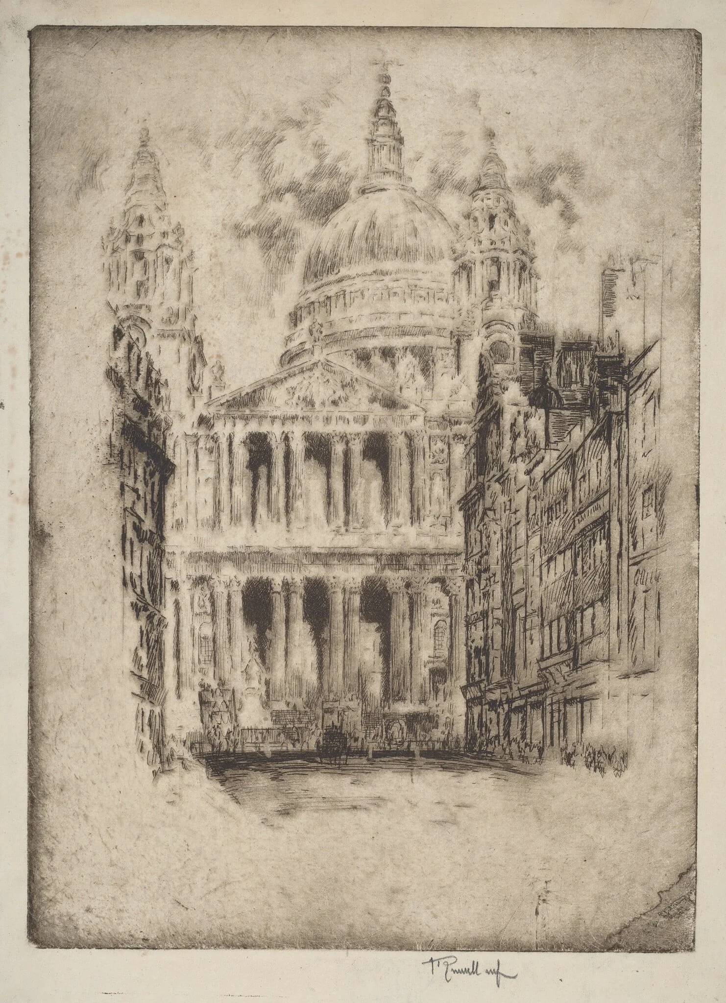 St. Paul's, Fleet Street, London, detail