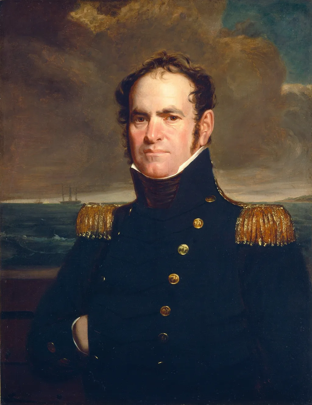 Commodore John Rodgers, by John Wesley Jarvis, oil, 1814
