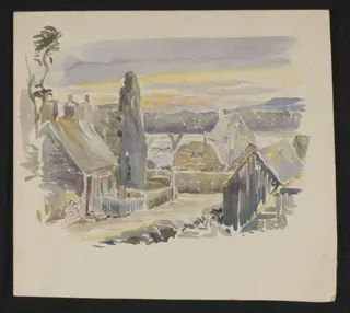 Untitled, by Beatrix Potter, watercolor, 1899