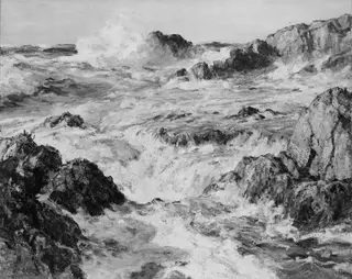 Yankee Point, Monterey, by Howard Russell Butler, oil, 1921