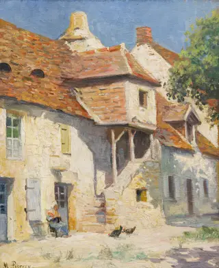 Fermă, by Maurice Pierrey, 1850