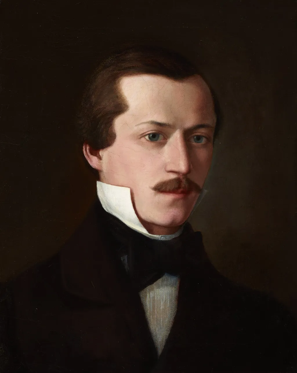 Portrait of Adolf Poller, by Andrzej Grabowski, oil, 1869