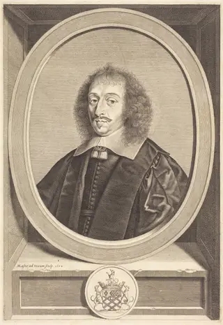 N. Paget, by Michel Lasne, ink, 1658