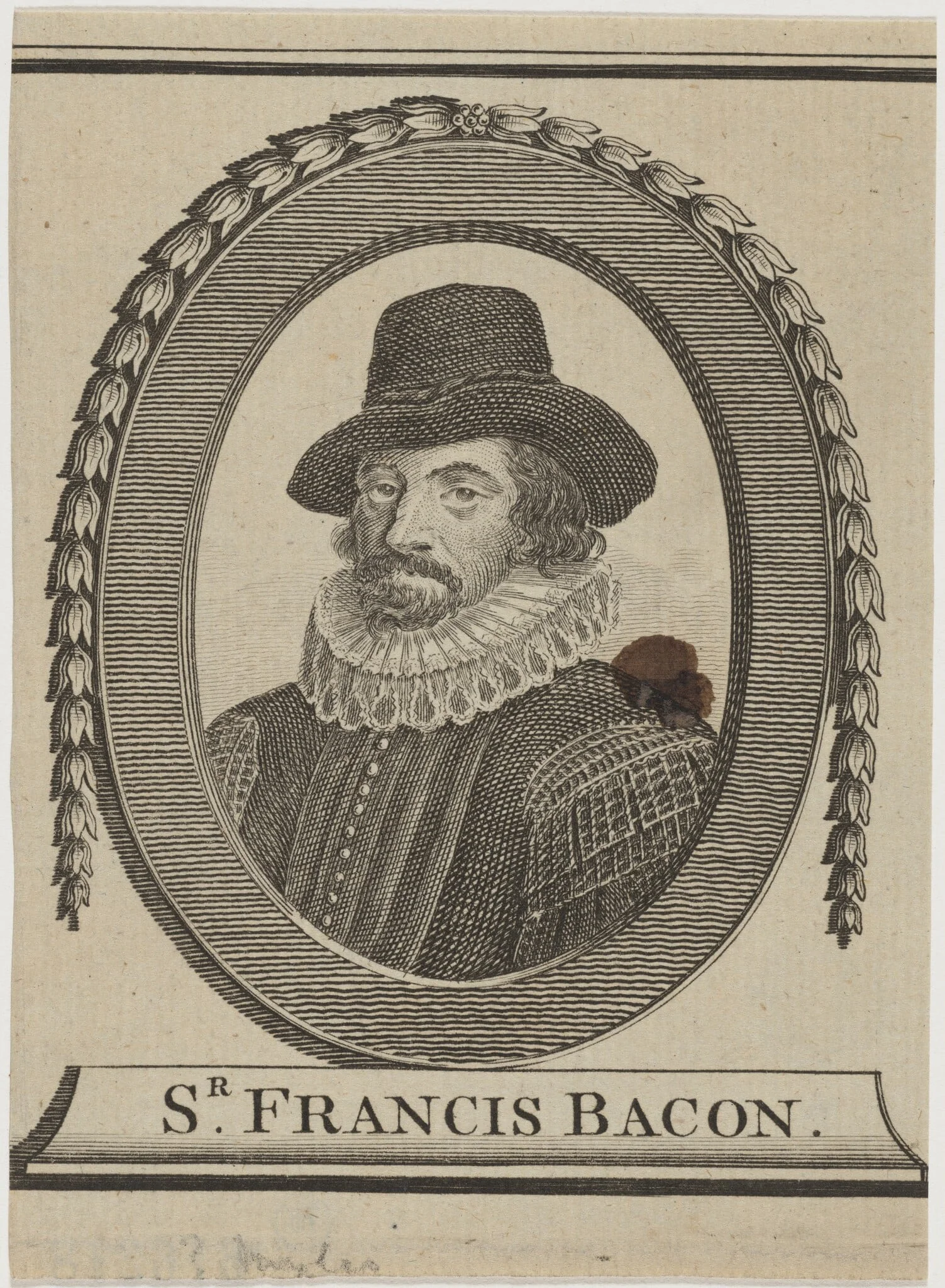 Sir Francis Bacon, detail