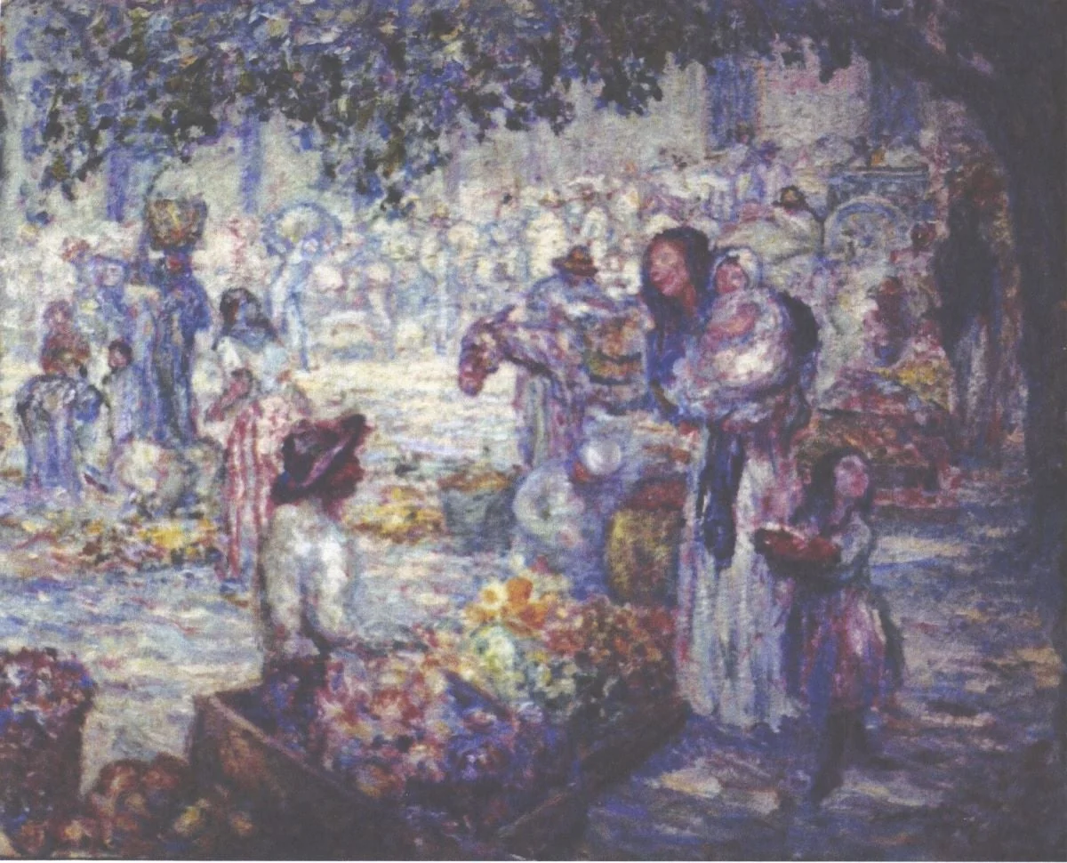 Piață din Caracas, detail