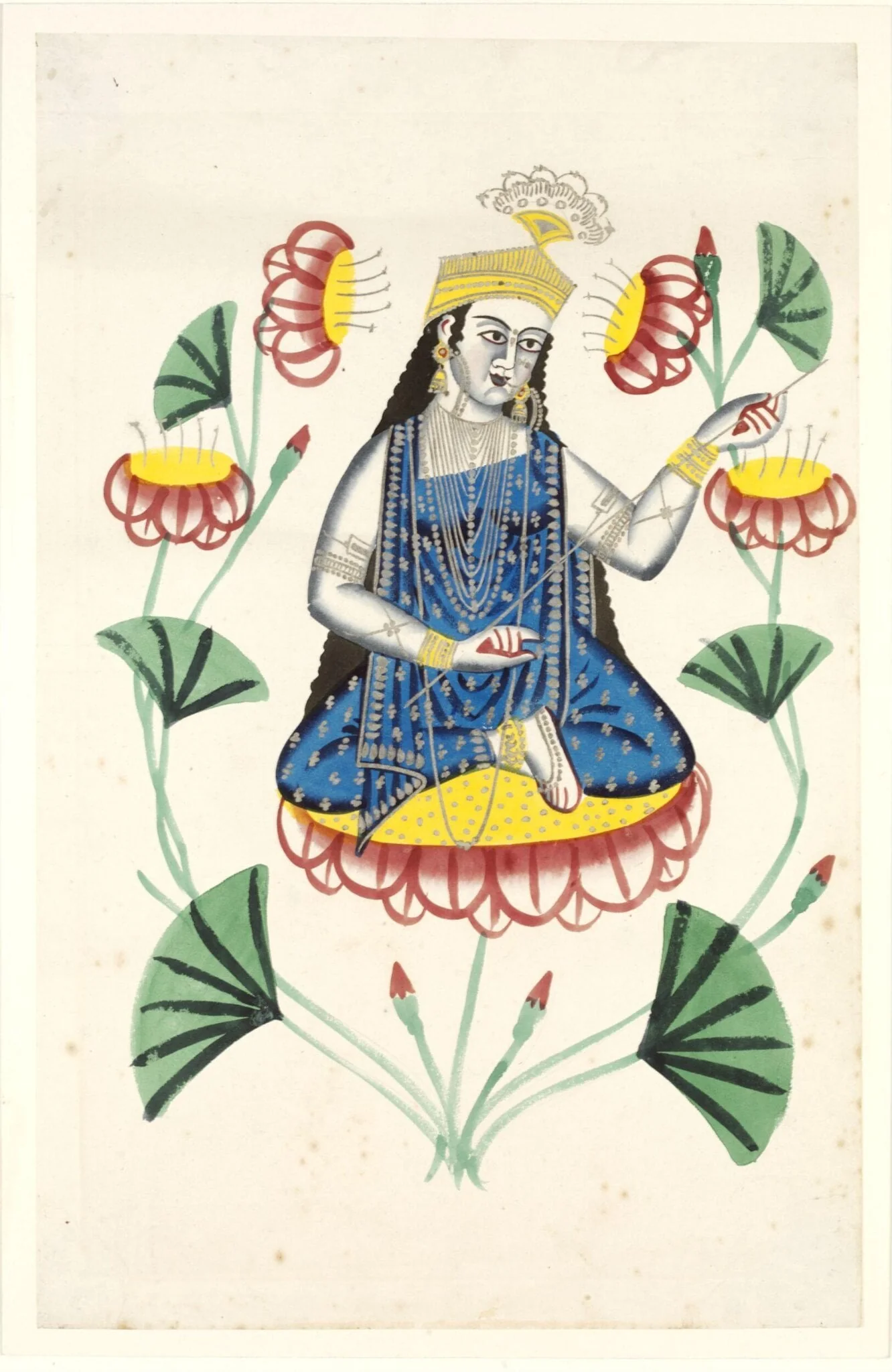 Saraswati, detail