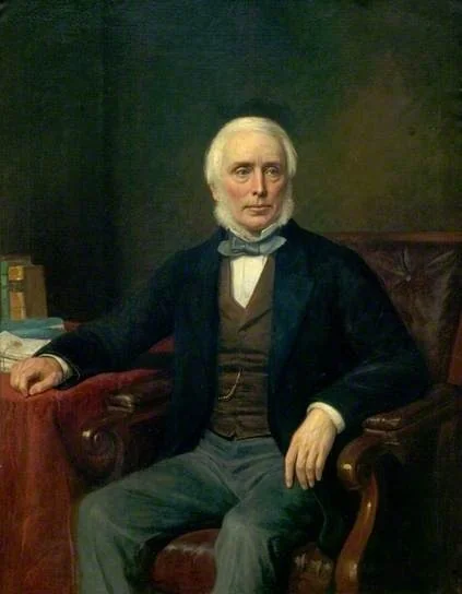 Portrait of Michael Thomas Bass (1799–1884), detail