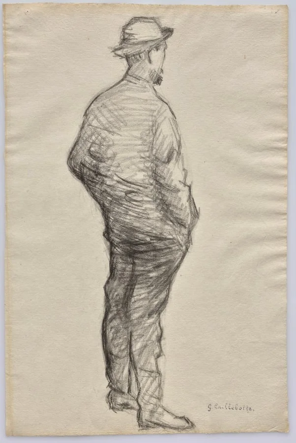 Study of a Man with Hands in His Pockets, detail