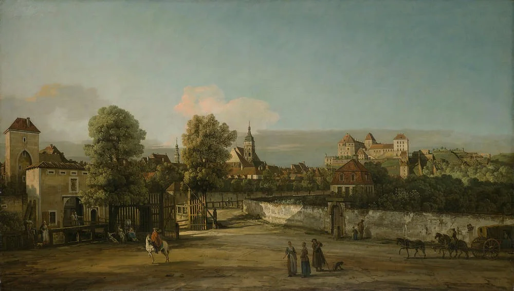 Pirna mit dem Dohnaischen Tor, detail