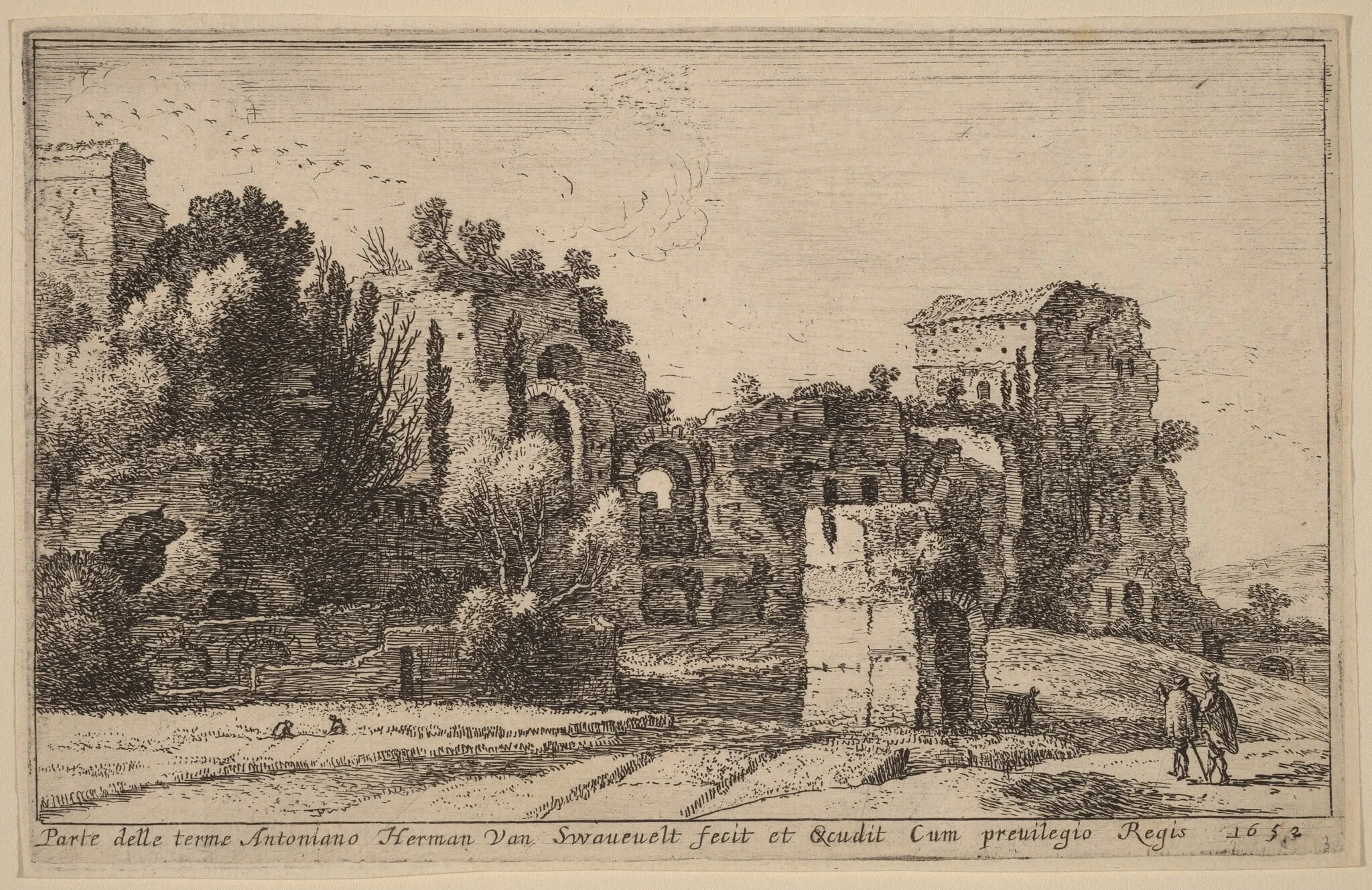The Baths of Caracalla, detail