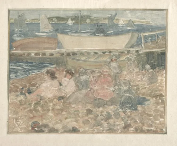 Shipyard: Children Playing, detail