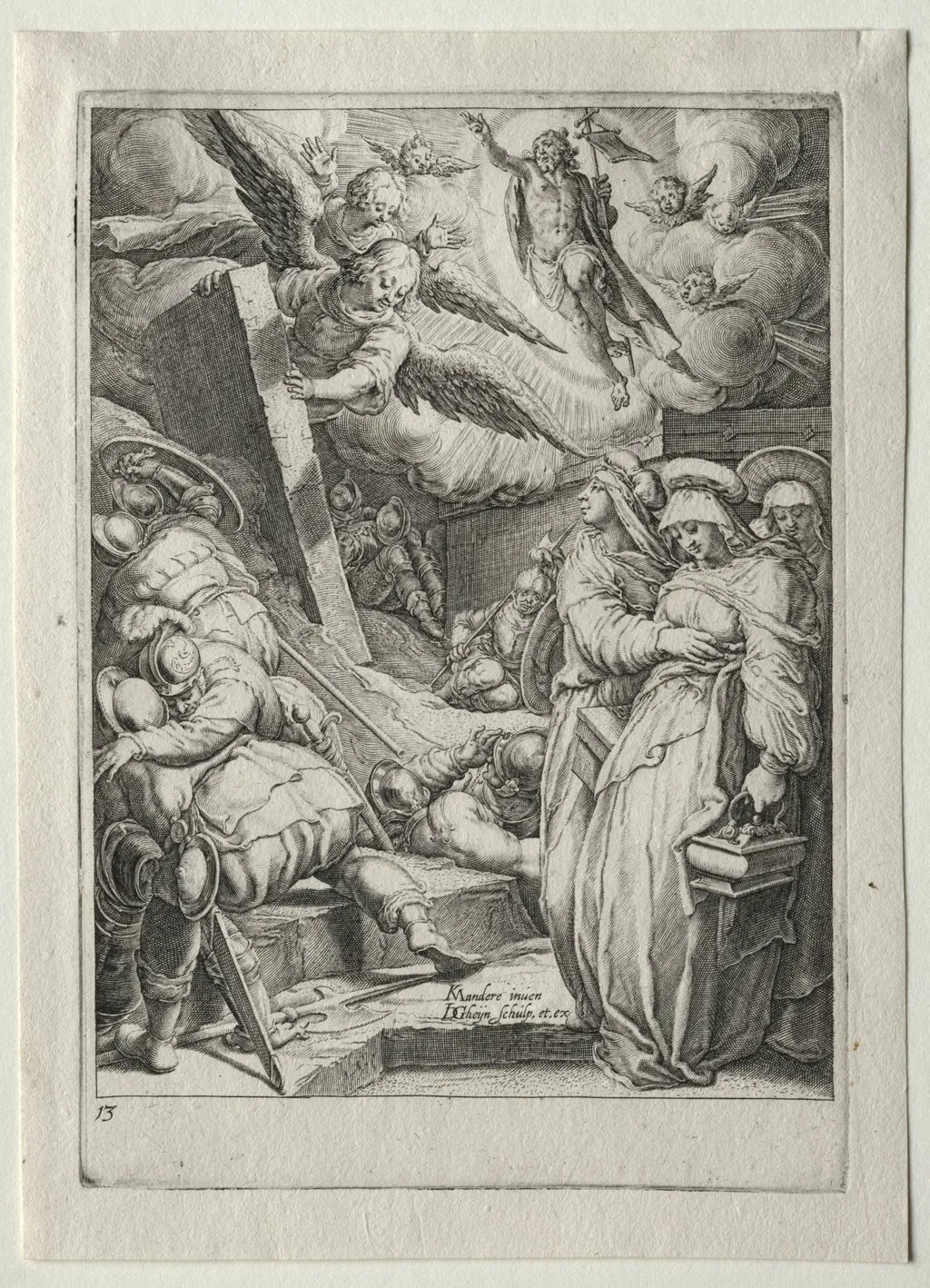 Passion Set:  The Resurrection, by Jacob de Gheyn II, 1597