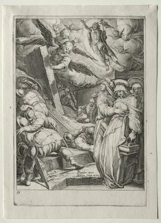 Passion Set:  The Resurrection, by Jacob de Gheyn II, 1597