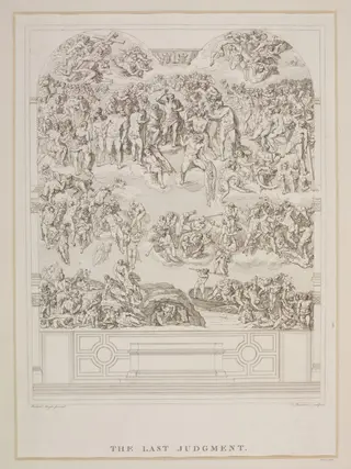 The Last Judgment, by Francesco Bartolozzi, 1740