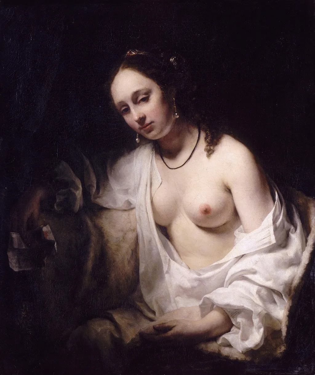 Bathsheba with King David's Letter, by Willem Drost, oil, 1654