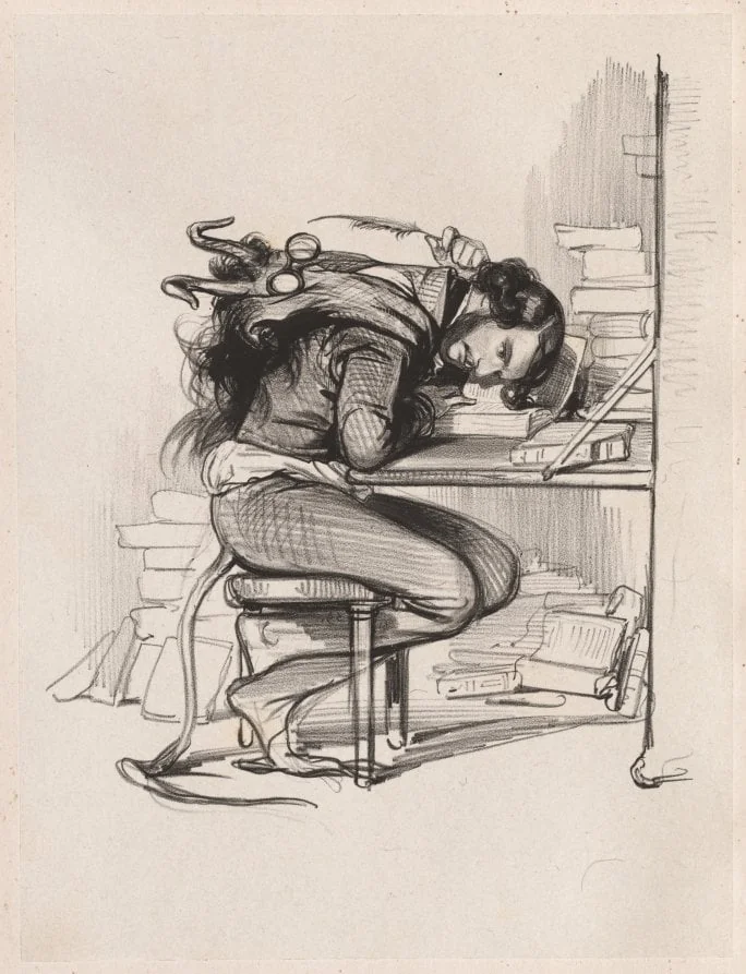 Émile Forgues (Old Nick), detail
