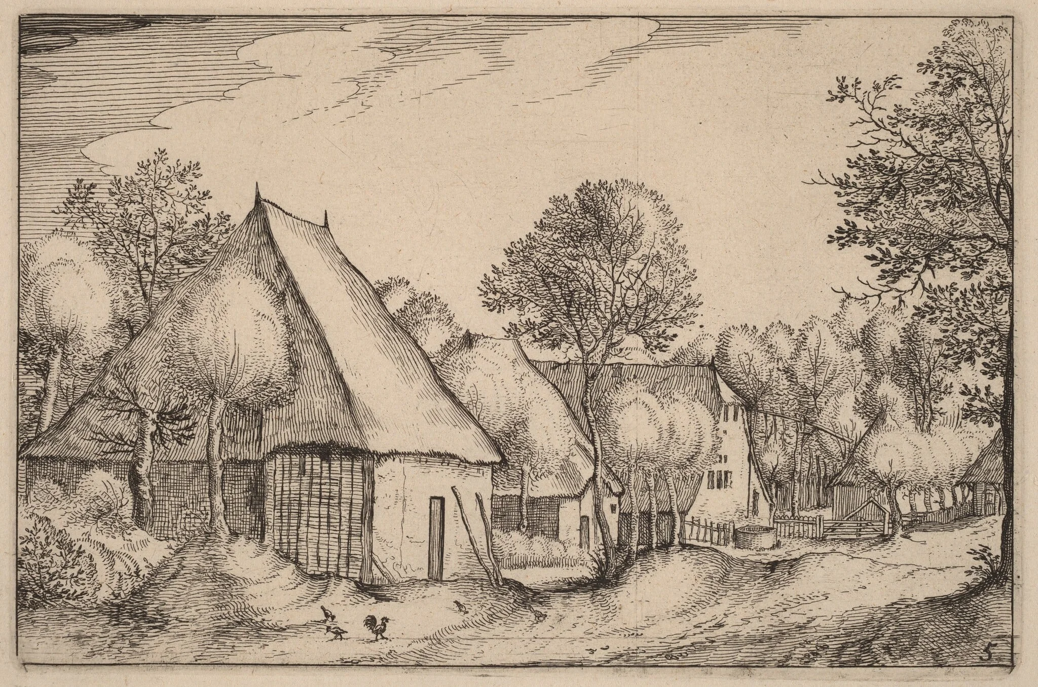 A Farmyard, detail