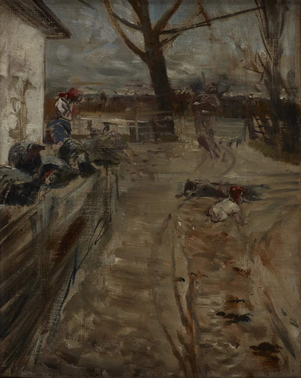 Country Farm, by Jacek Malczewski, oil, 1900