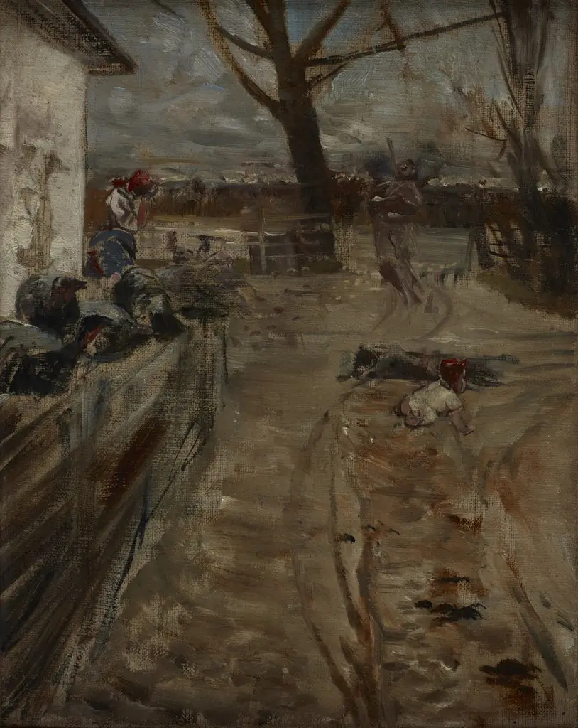 Country Farm, by Jacek Malczewski, oil, 1900