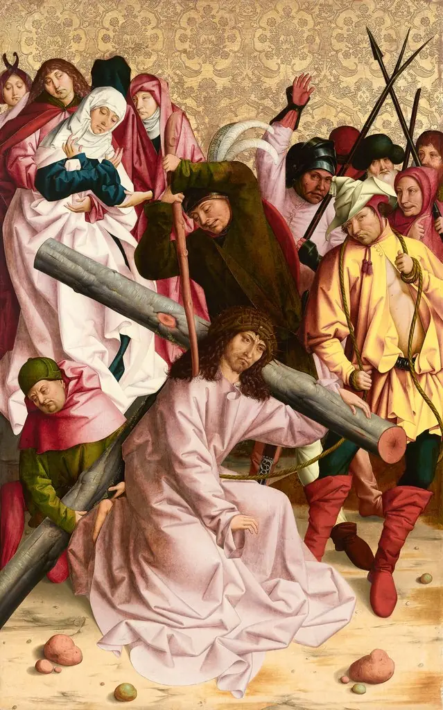 Kreuztragung Christi, by Rueland Frueauf the Elder, unspecified, 1496
