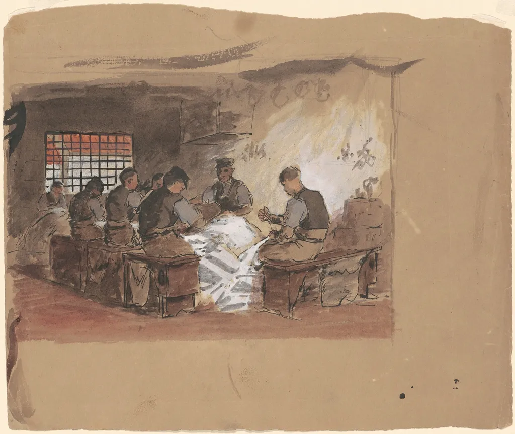 Sail Makers [recto], by Perry, Enoch Wood, Jr., ink, 1870