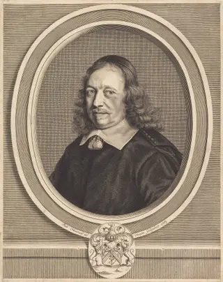 Gilles Blondeau, by Robert Nanteuil, ink, 1653