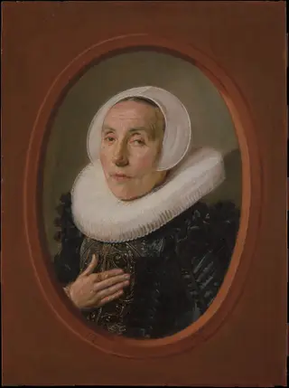 Portrait of Anna van der Aar, by Frans Hals, oil, 1626