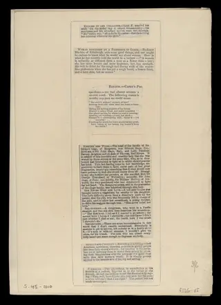 Harry Beard Print Collection, by J. Maskerrier, 1850