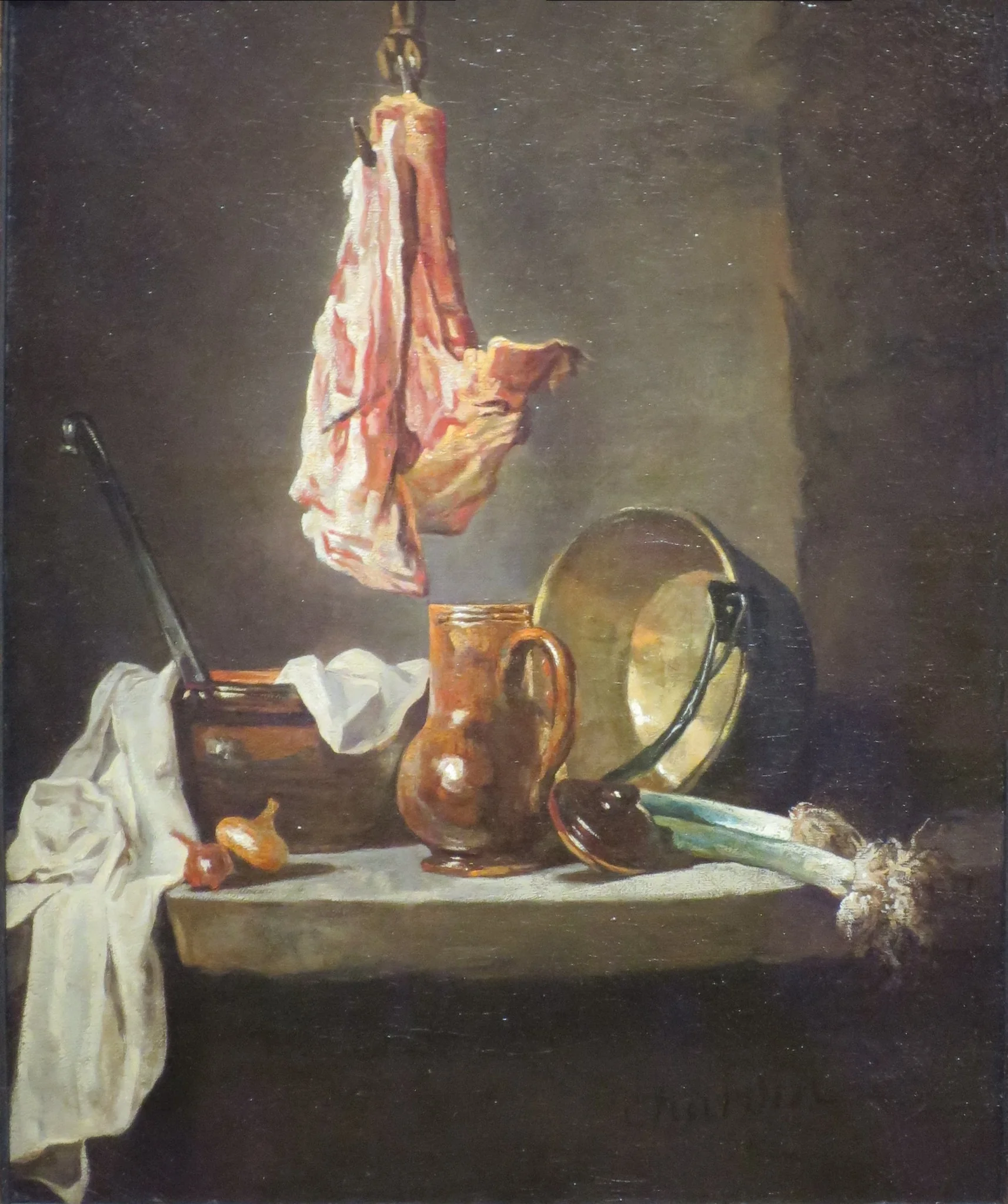 Still Life with Cooking Utensils, detail