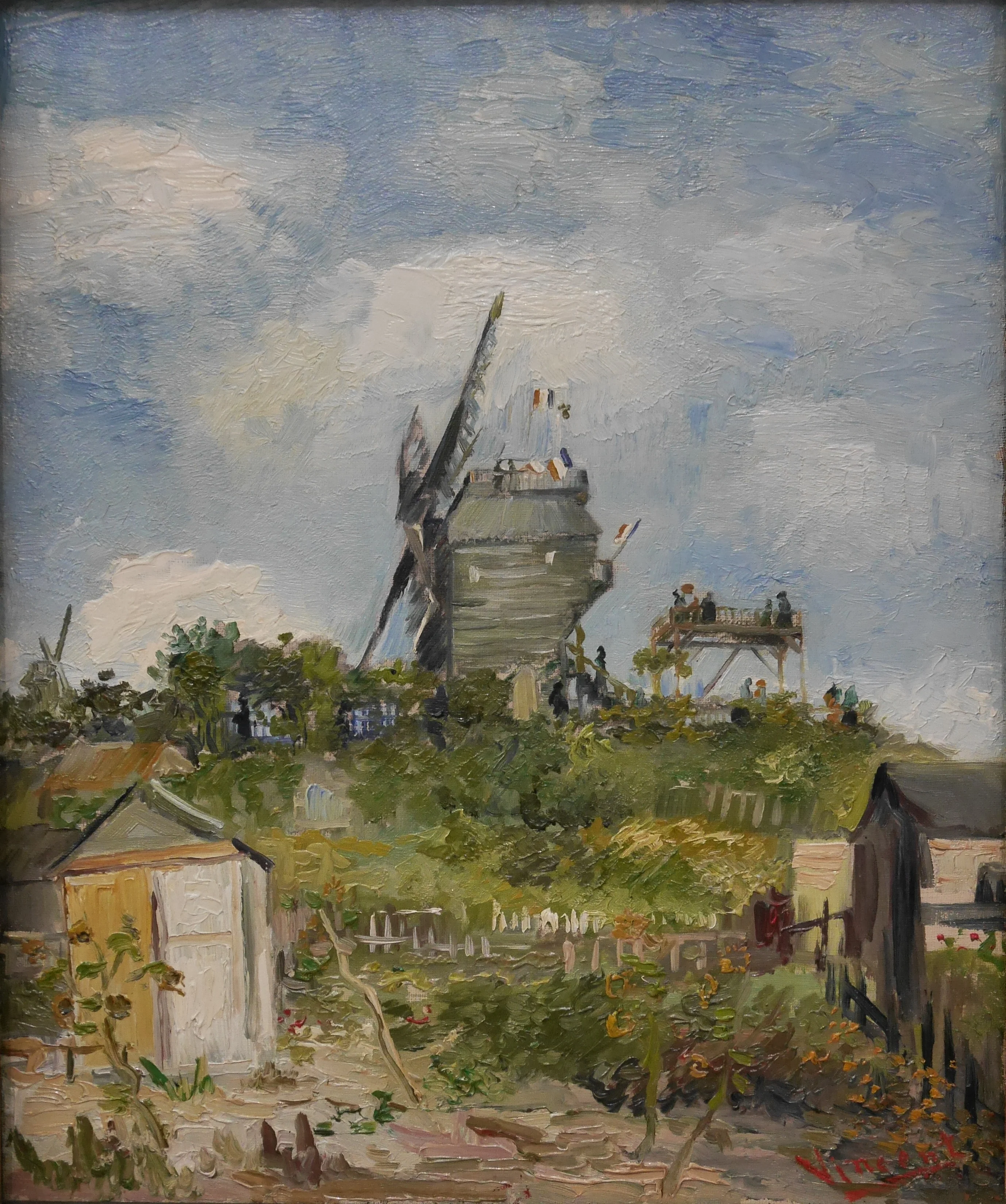 Le Moulin de la Galette, detail