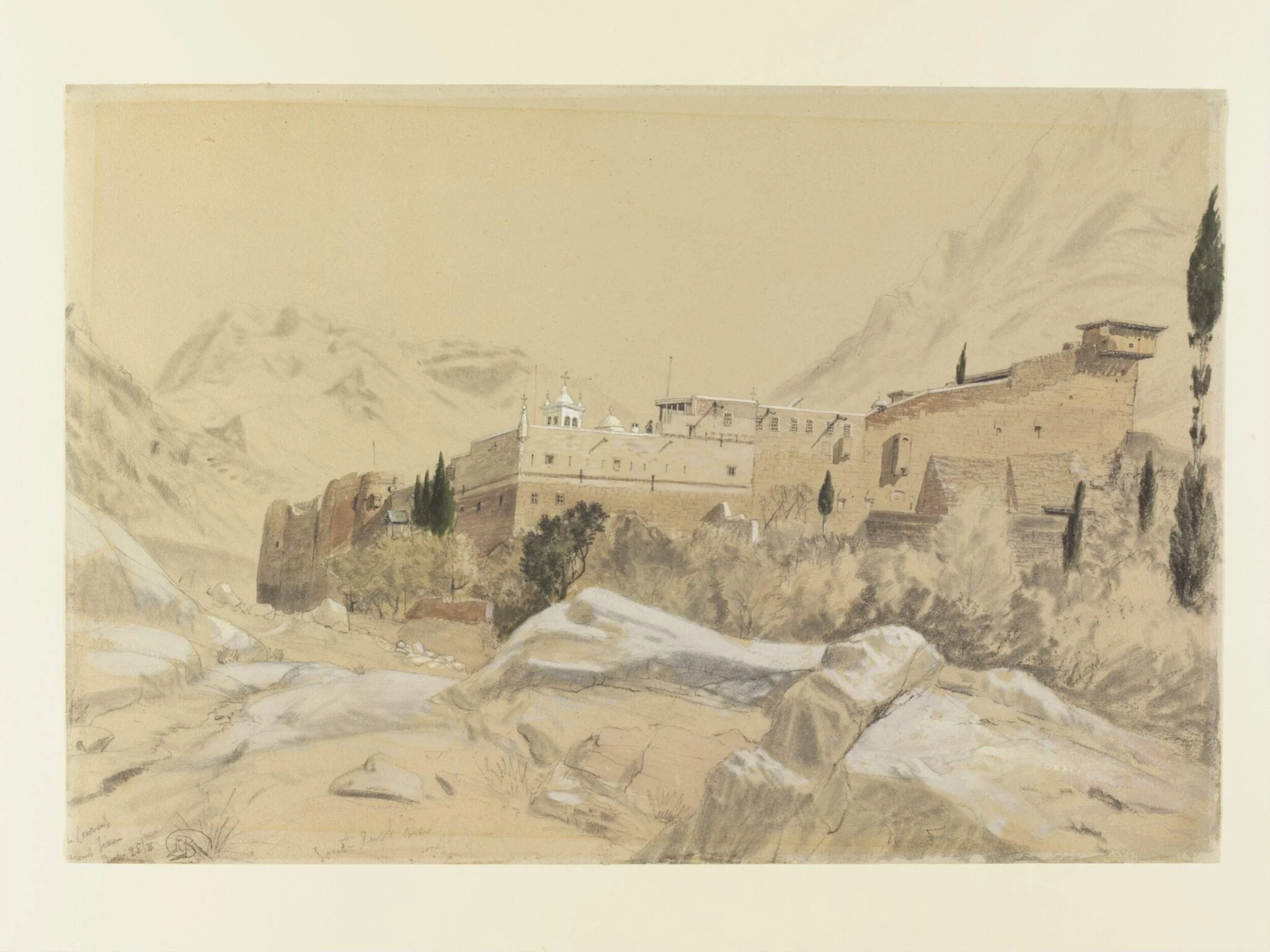 The Convent, Mount Sinai, detail