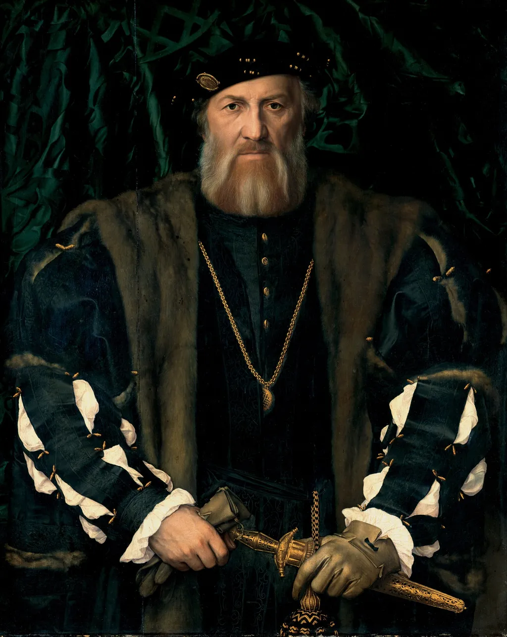 Charles de Solier, Sieur de Morette, by Hans Holbein the Younger, oil, 1534